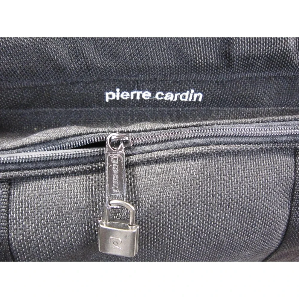 VTG Pierre Cardin Henry Rosenfeld Carry-on Travel Bag Black 9221 Deadstock NWT